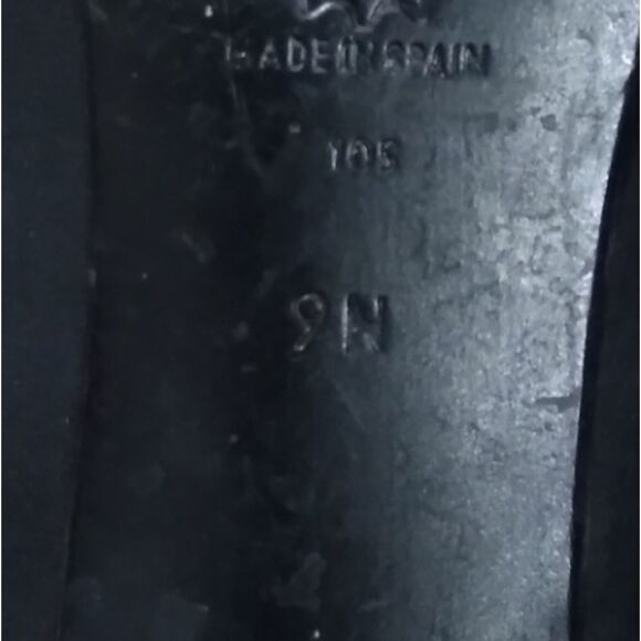 Low block heels, black 9N - Picture 11 of 12